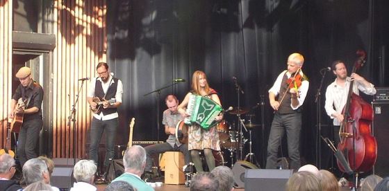 Szwedzka grupa West of Eden w parku Liseberga w G�teborgu 18 lipca 2013
